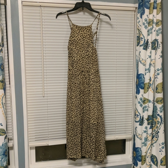 abercrombie leopard dress